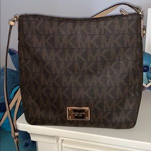 Michael Kors Logo Crossbody with Matching Wallet